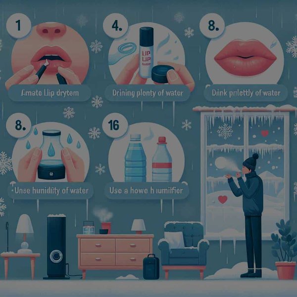 Comment prévenir le dessèchement des lèvres en hiver?